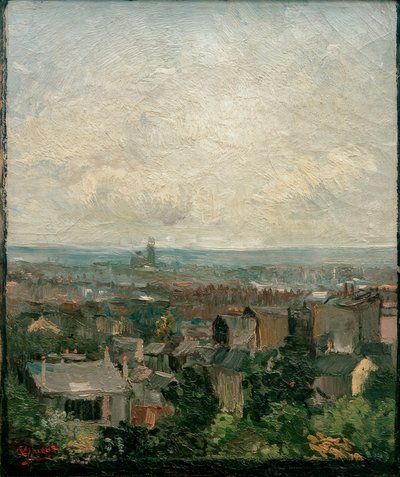 View of the Roofs of Paris by Vincent van Gogh